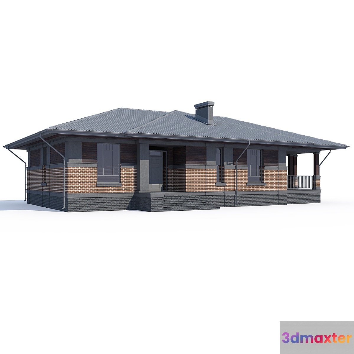 ABS House V76 3D Max