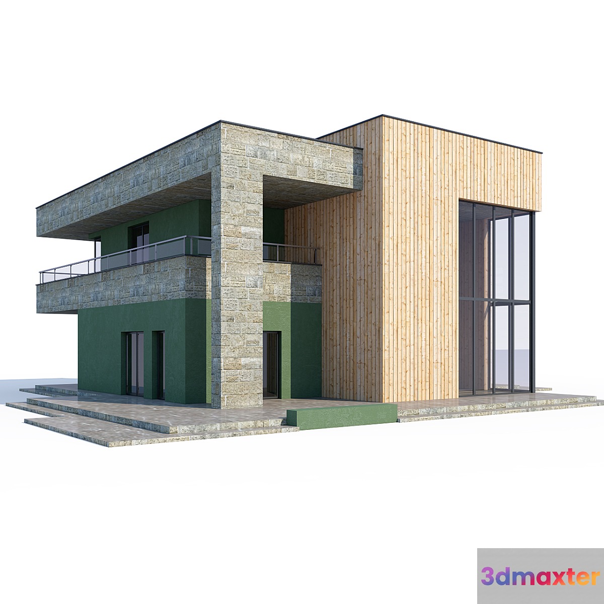 ABS House V90 3D Max