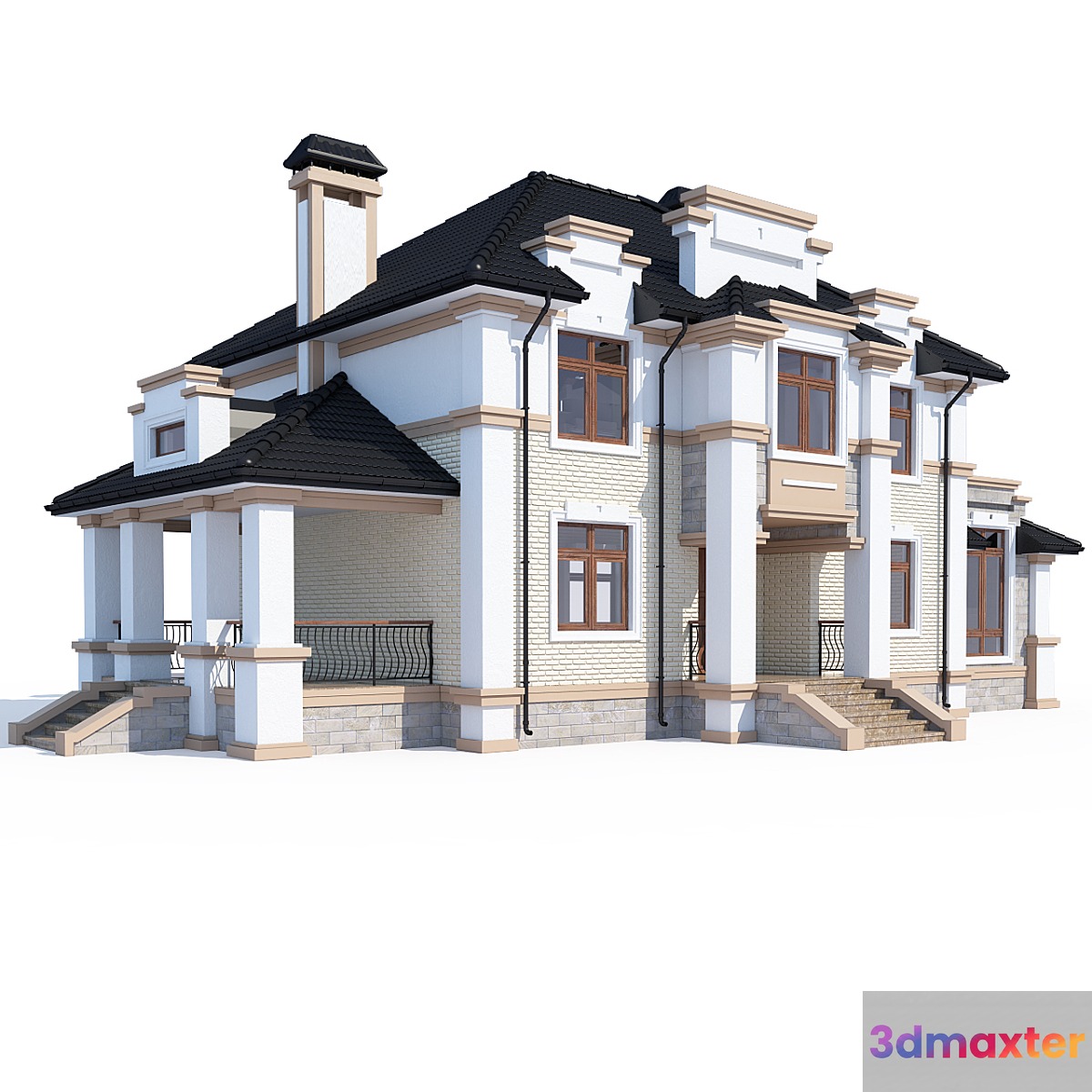 ABS House V85 3D Max