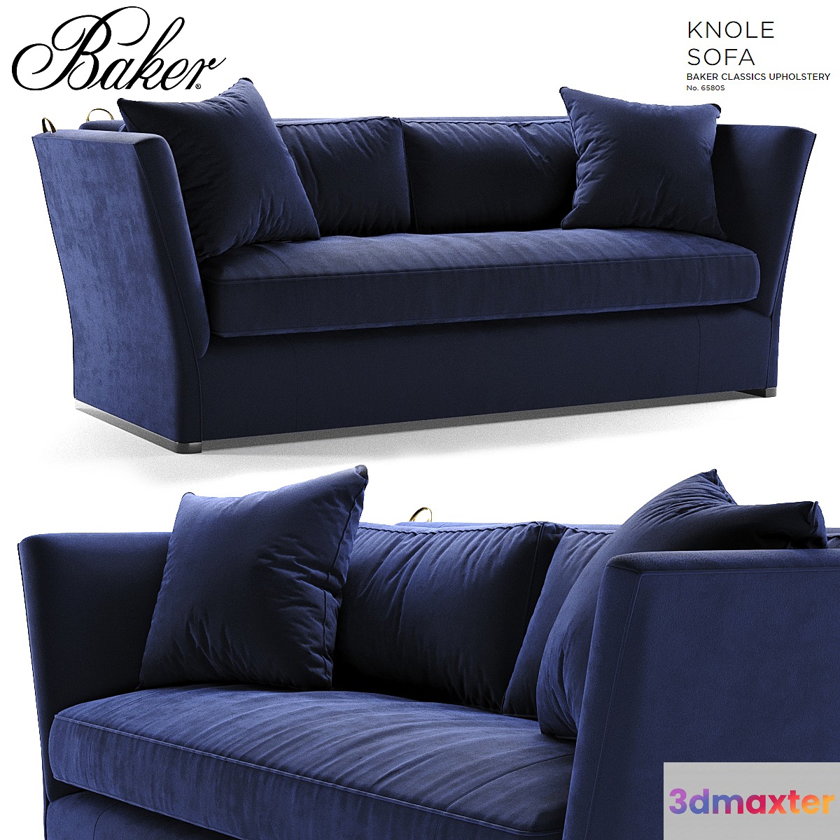 Baker Knole Sofa 6580S 3D Max