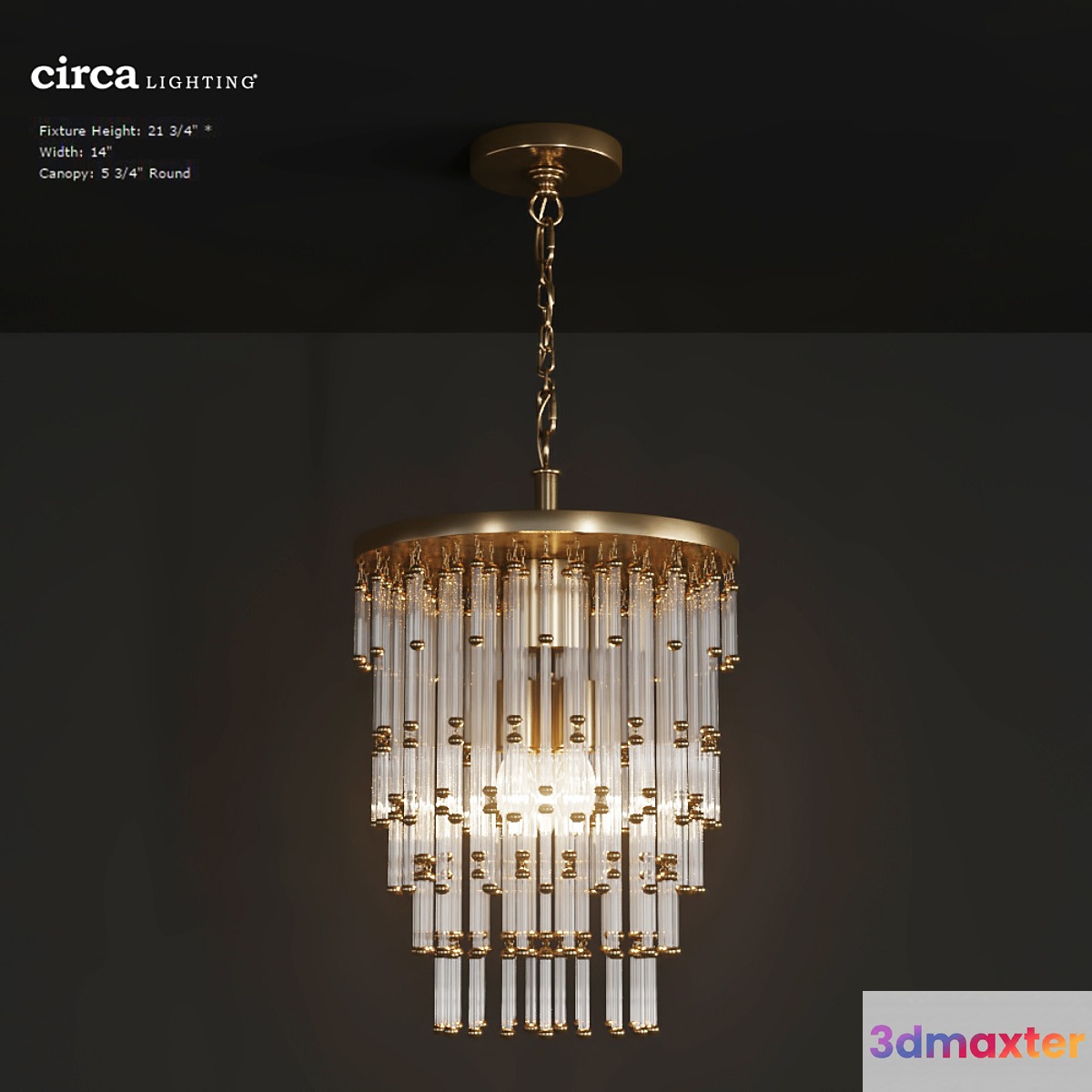 Circa Lighting Mia 14 small pendant 3D Max