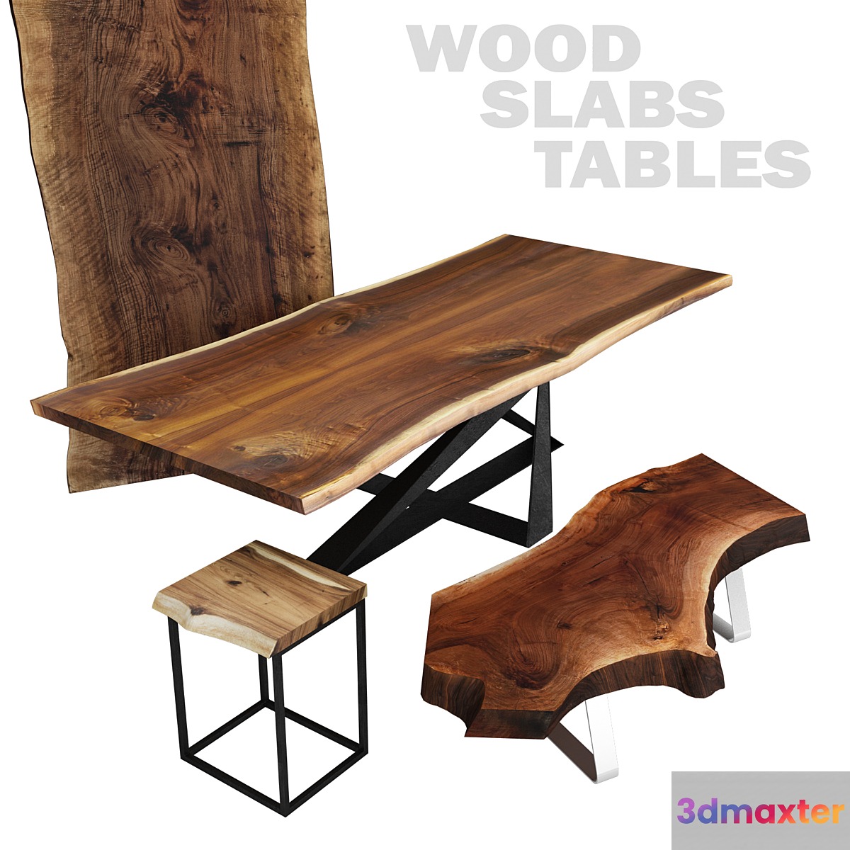 Wood slabs tables - No.5