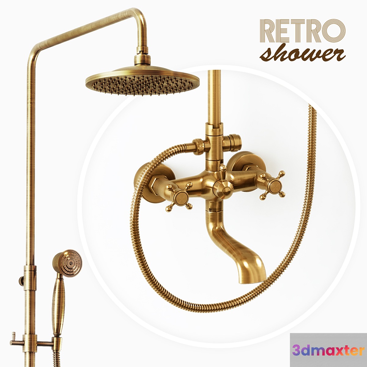Retro Shower YANKSMART 3D Max