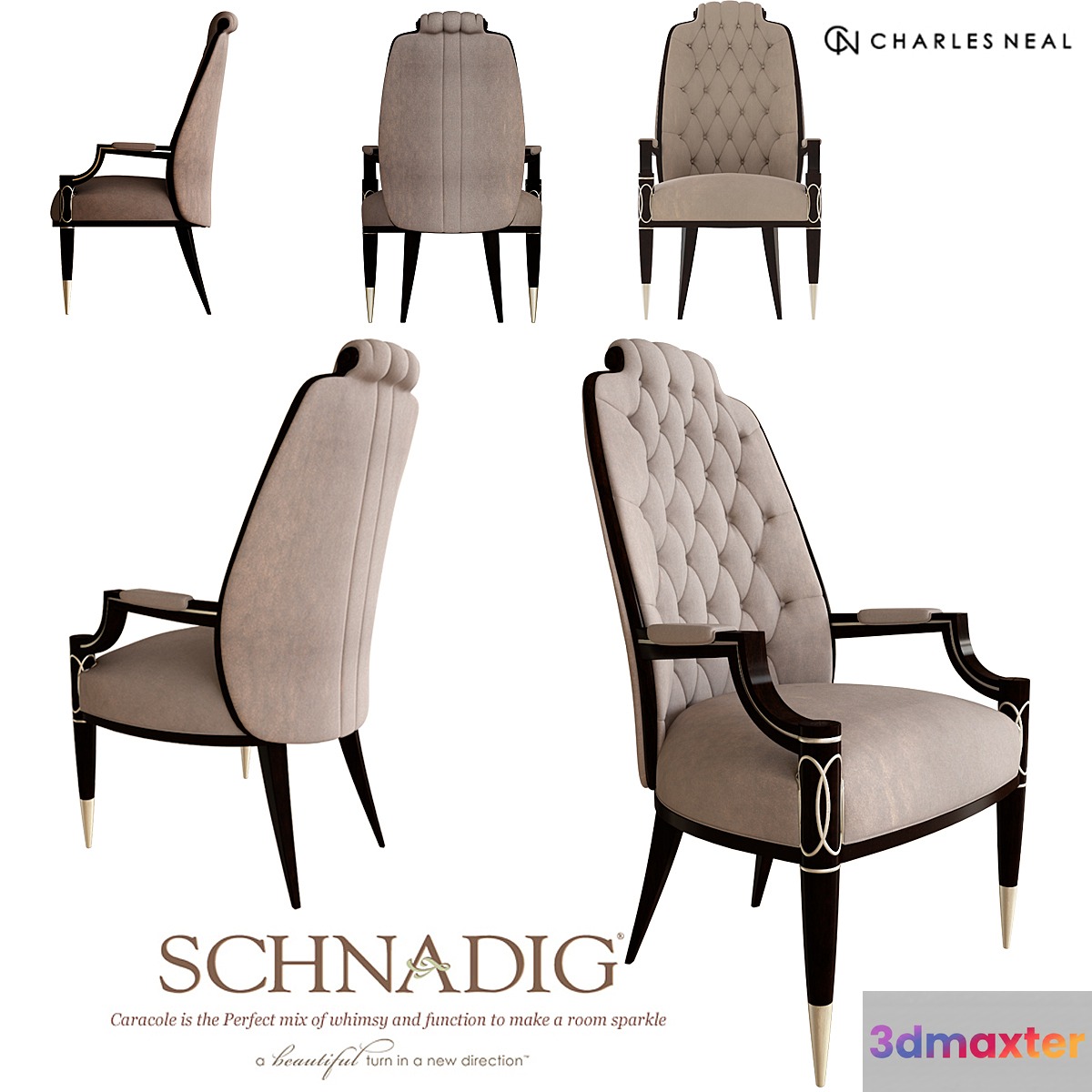 The Everly Dining Arm Chair