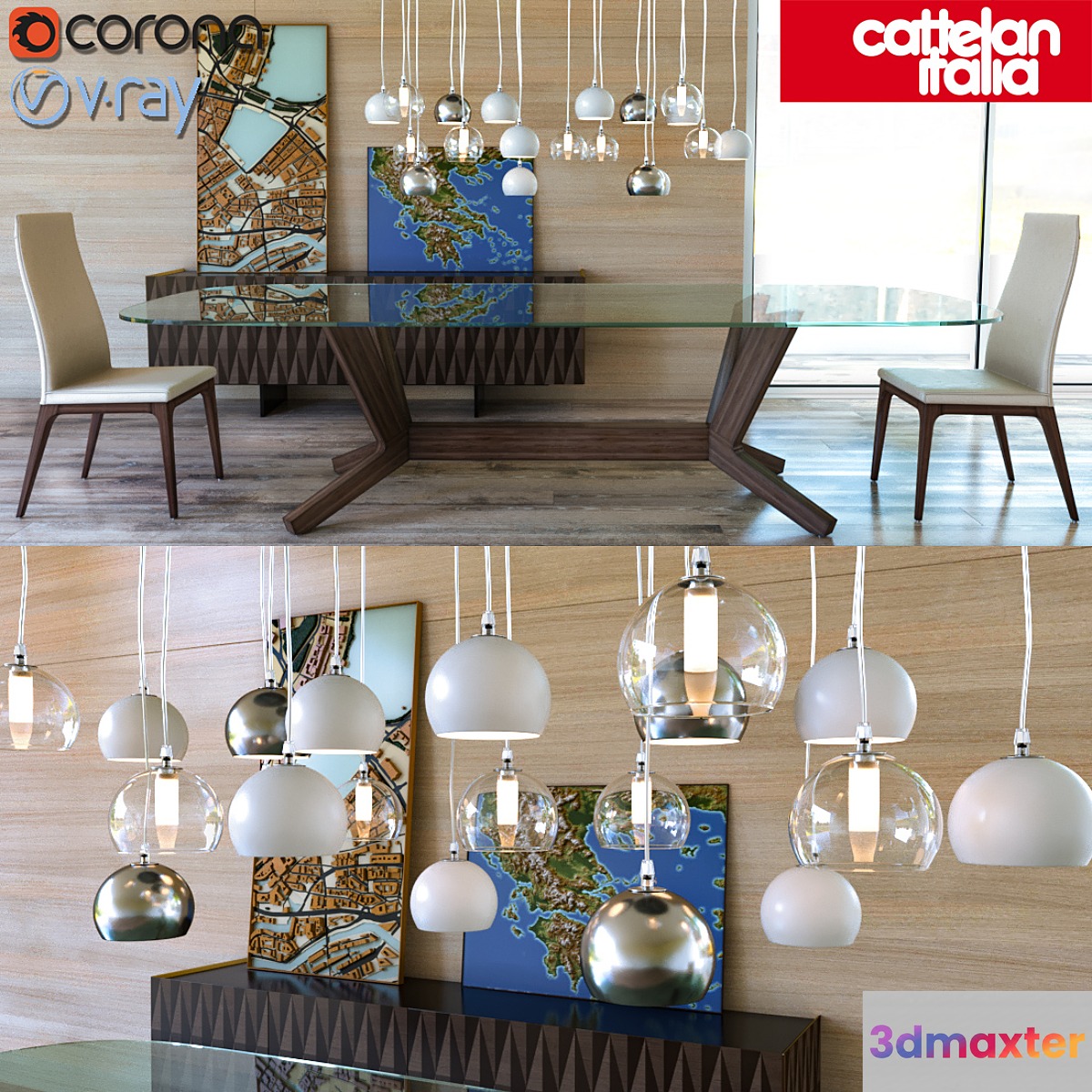 Cattelan Italia Goblin Arcadia Eclipse 3D Max