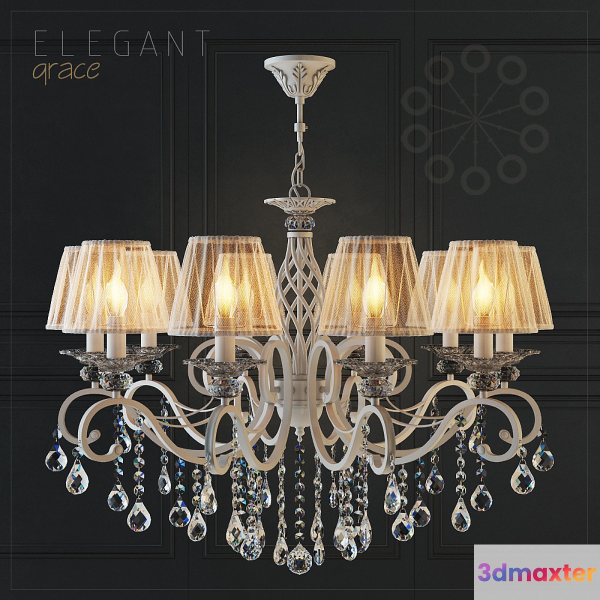 Chandelier Maytoni ARM247-10-G