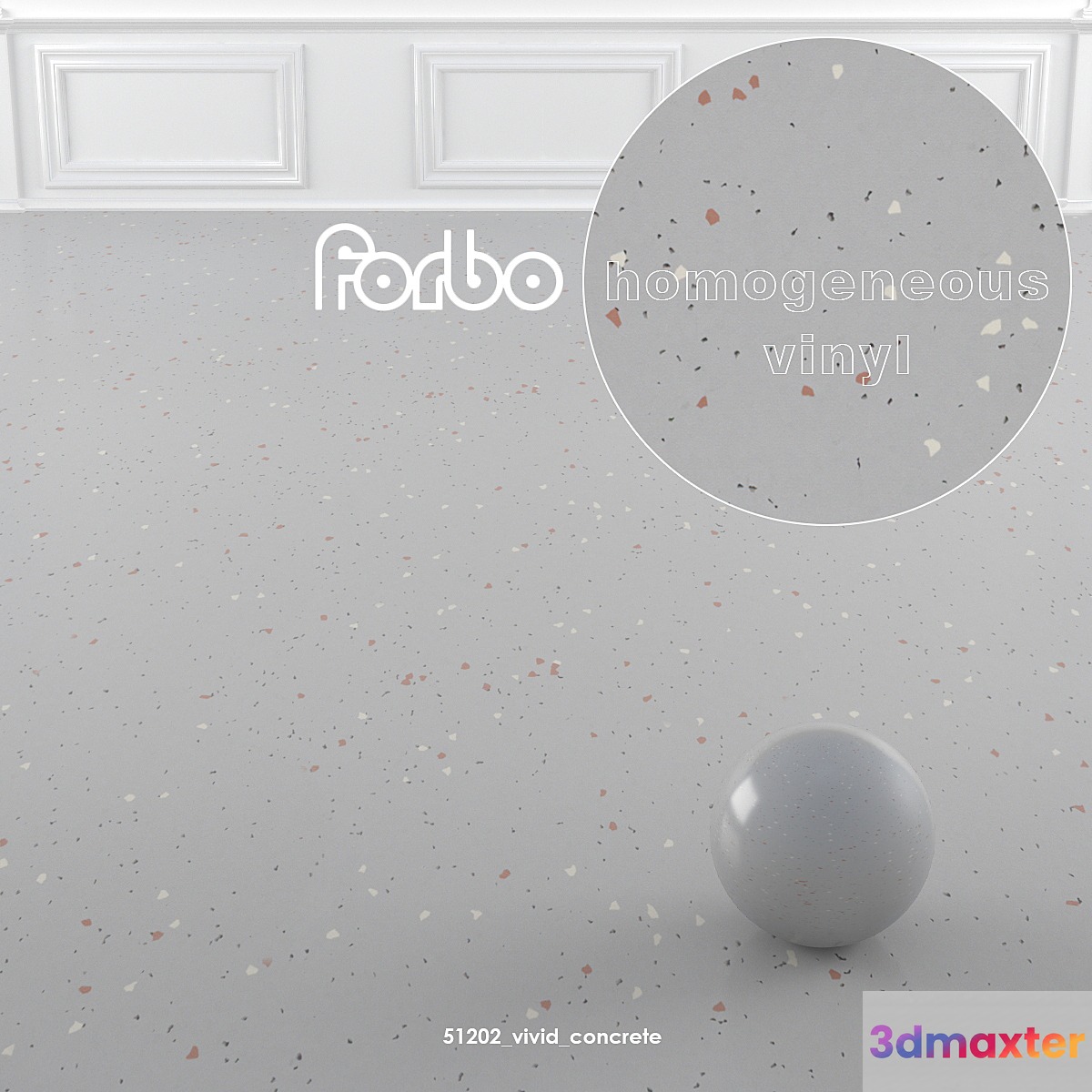 Forbo Sphera Homogeneous Vinyl: 4 3D Max