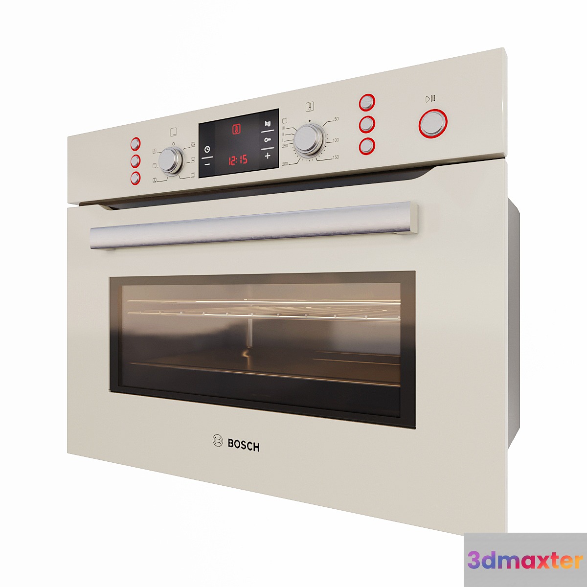 Electric oven with microwave Bosch HBC84K533 3D Max