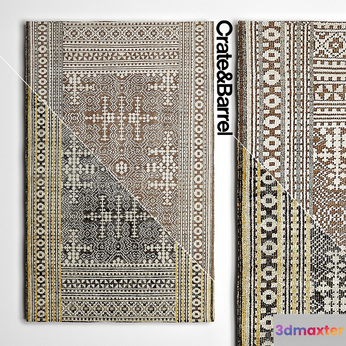 Carpets Crate and Barrel Series Tolliver 3D Max