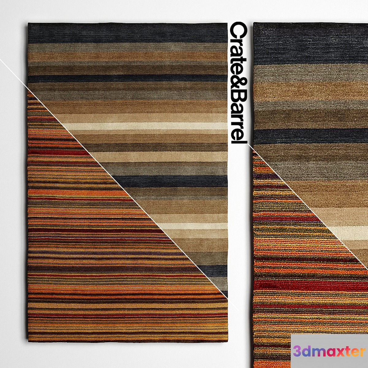 Carpets Crate and Barrel Juno Series 3D Max