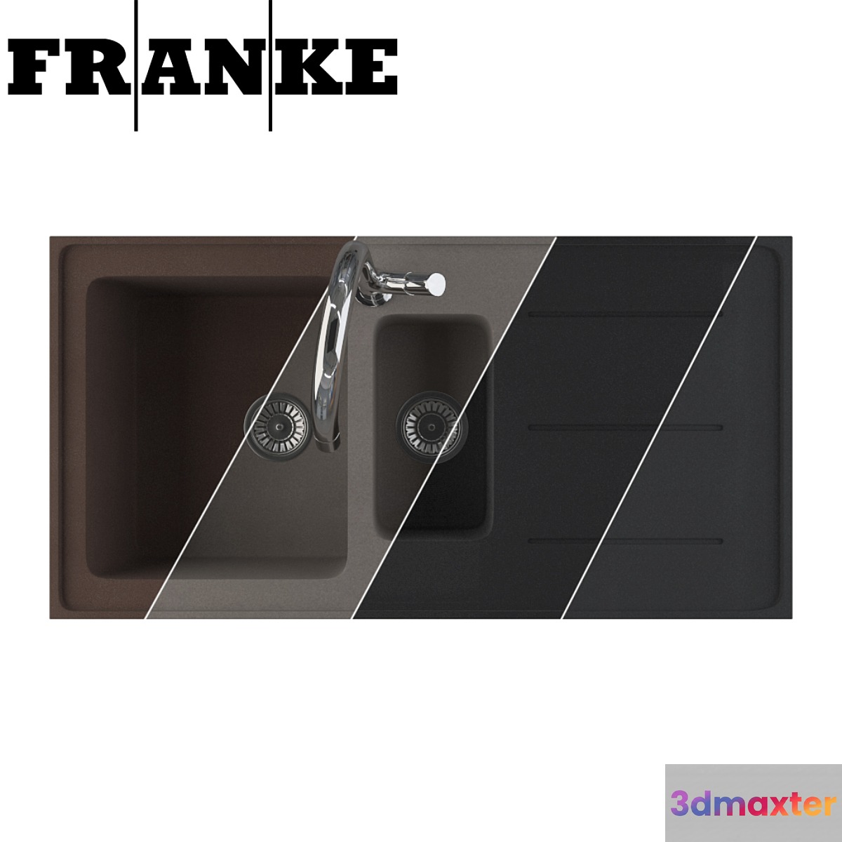 Sink Franke Impact IMG 651 3D Max