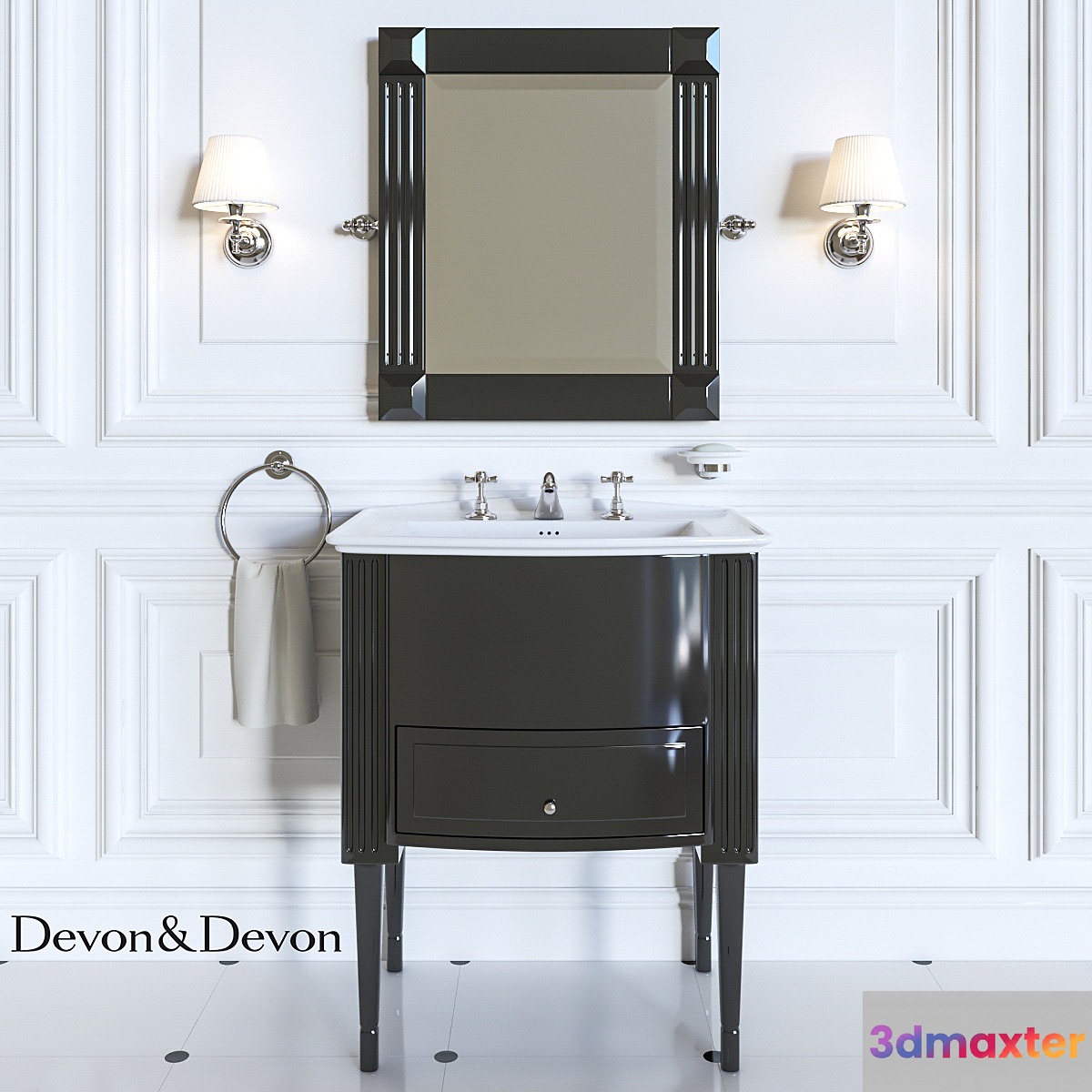 Washstand Devon & Devon DOMINO 3D Max