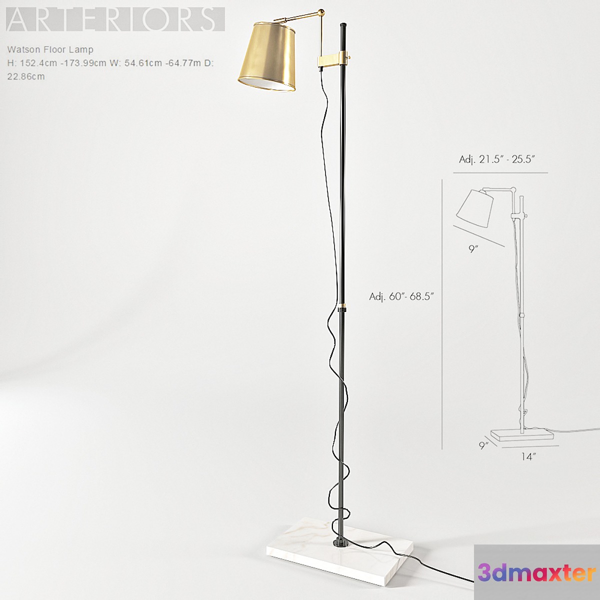 Arteriors Watson Floor Lamp