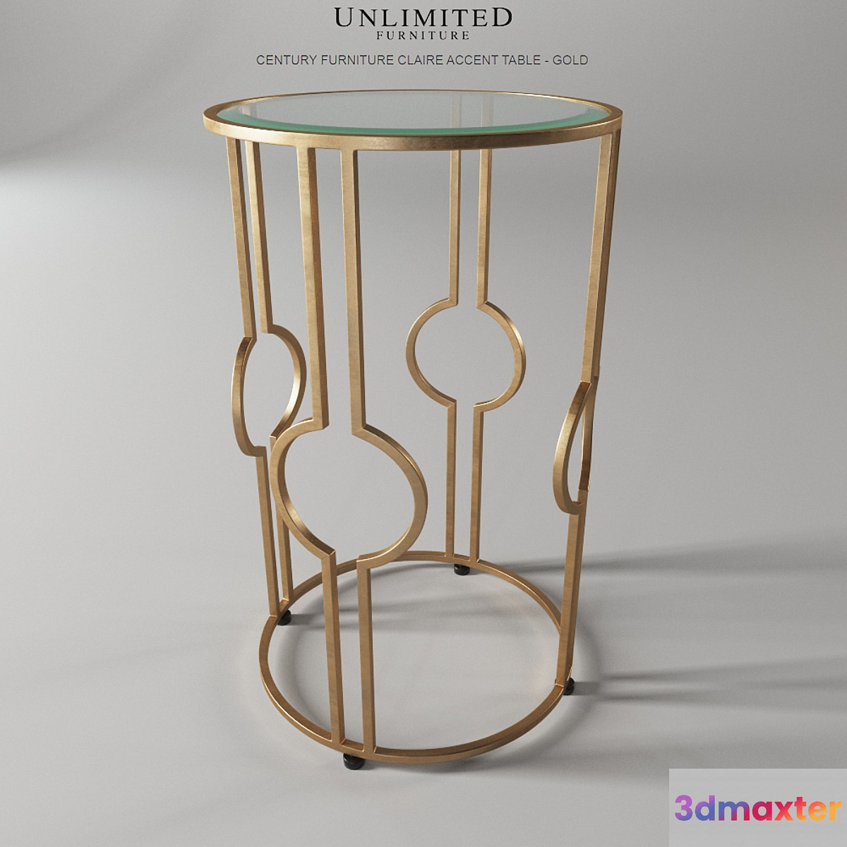 CENTURY FURNITURE CLAIRE ACCENT TABLE 3D Max