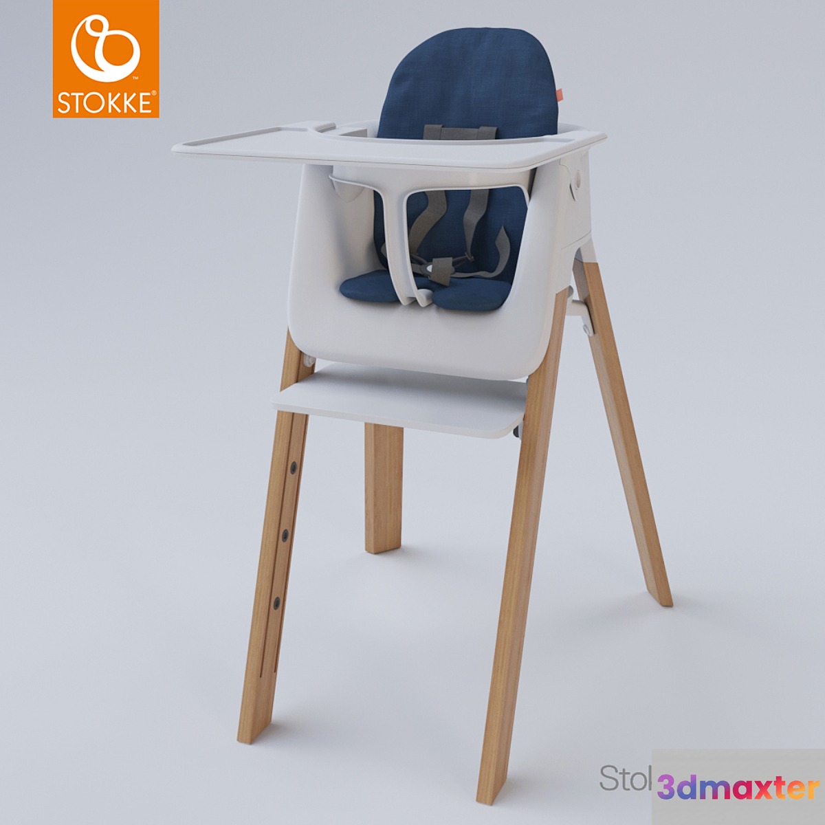 Stokke Steps Chair 3D Max