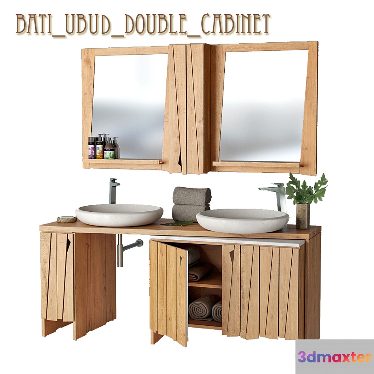 Bati Ubud double withabinet 3D Max
