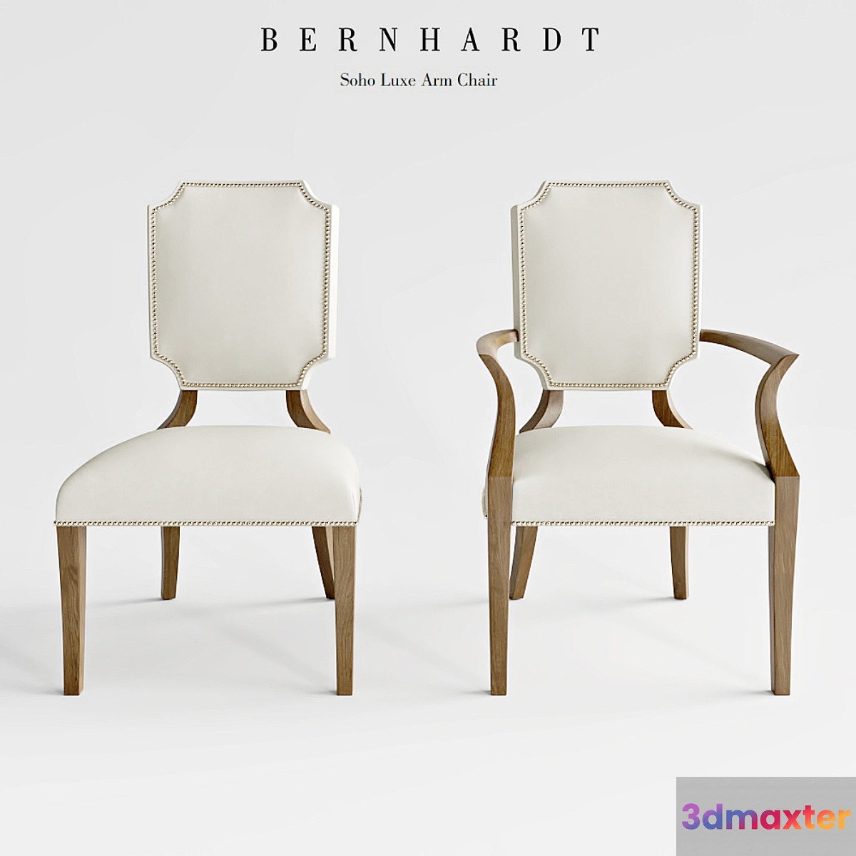 Bernhard Soho Luxe Arm Chair 3D Max