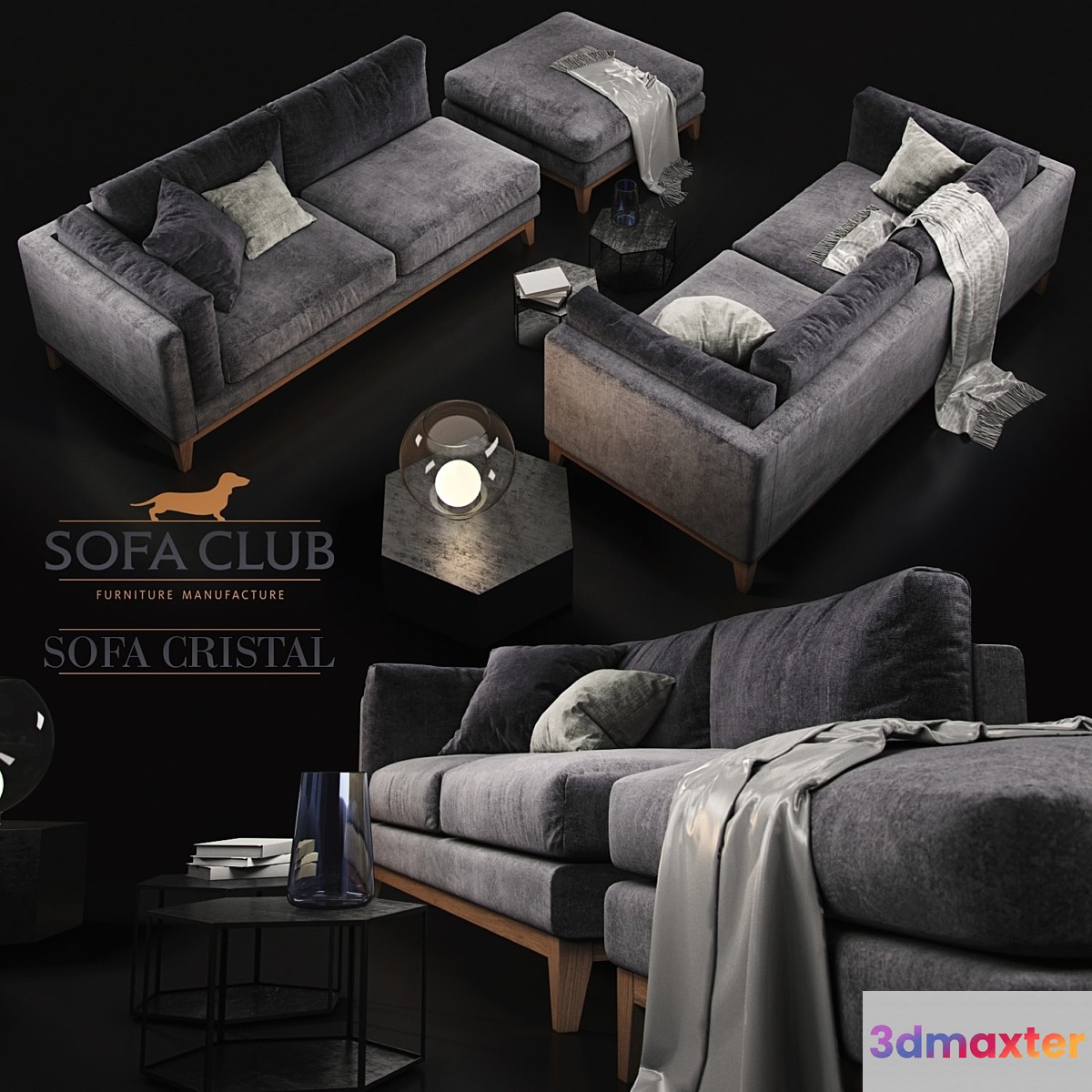 Sofa Cristal Sofa Club modular - No.2