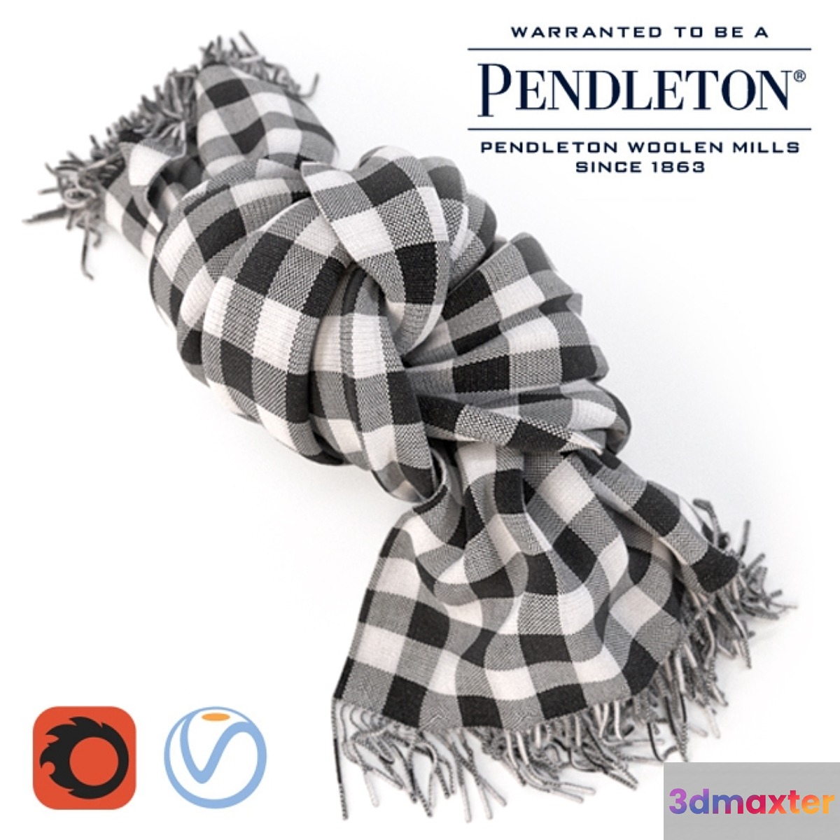 PENDLETON blanket _ for Corona Renderer and Vray - No.2 3D Max