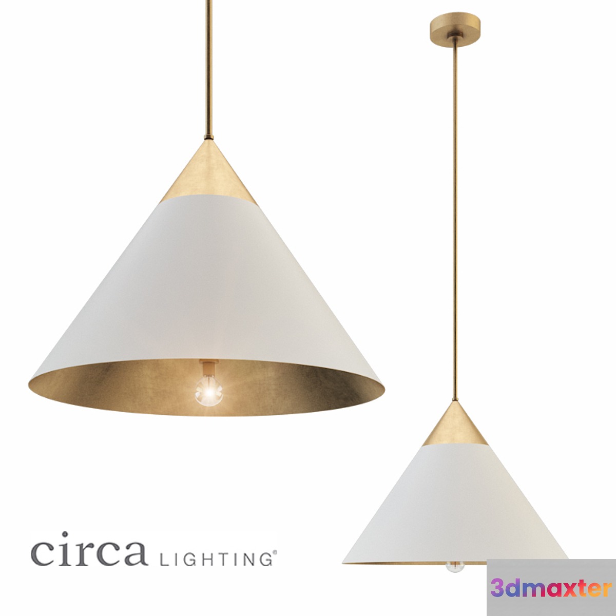 Cleo Pendant Circa Lightig 3D Max
