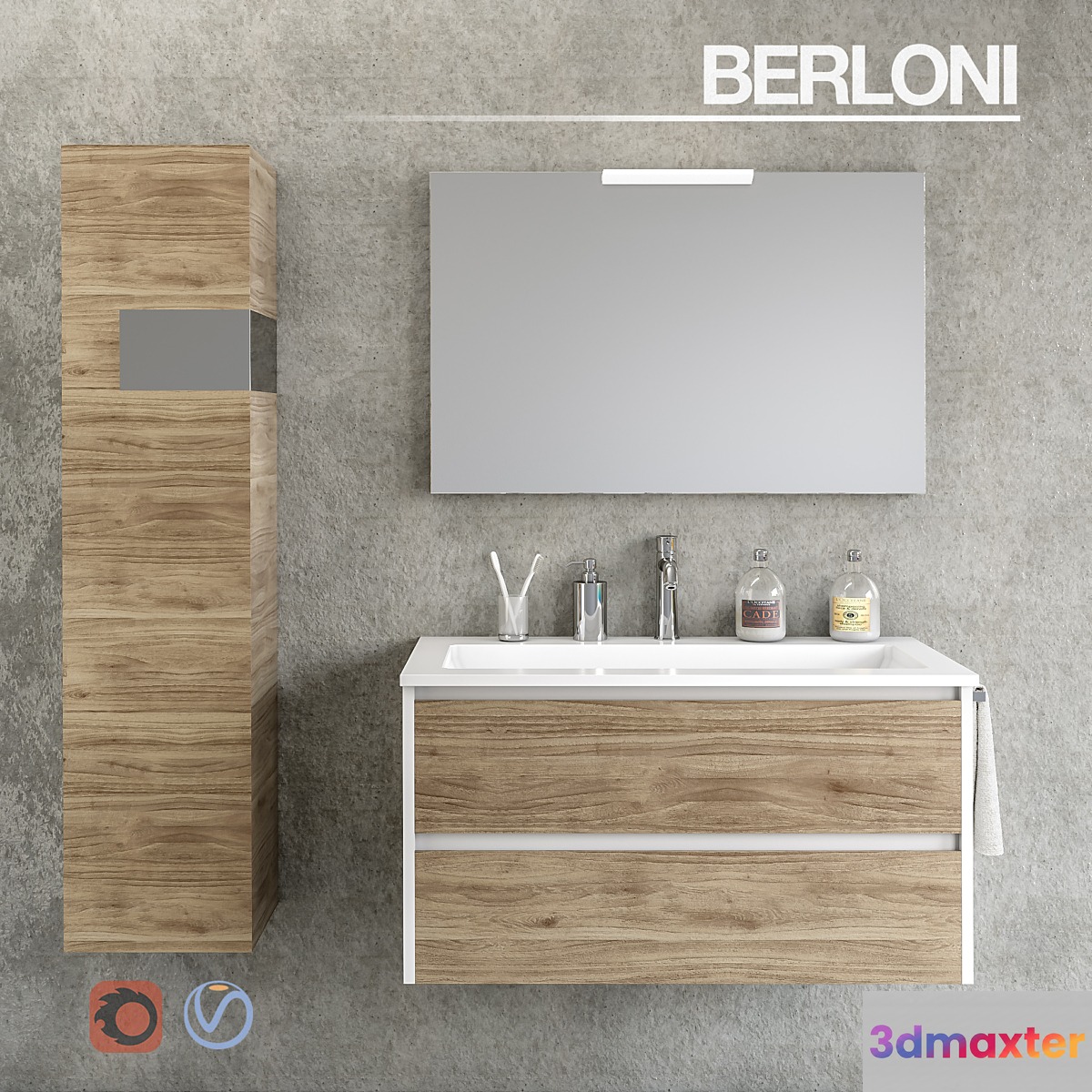 Bathroom set Berloni Form 08