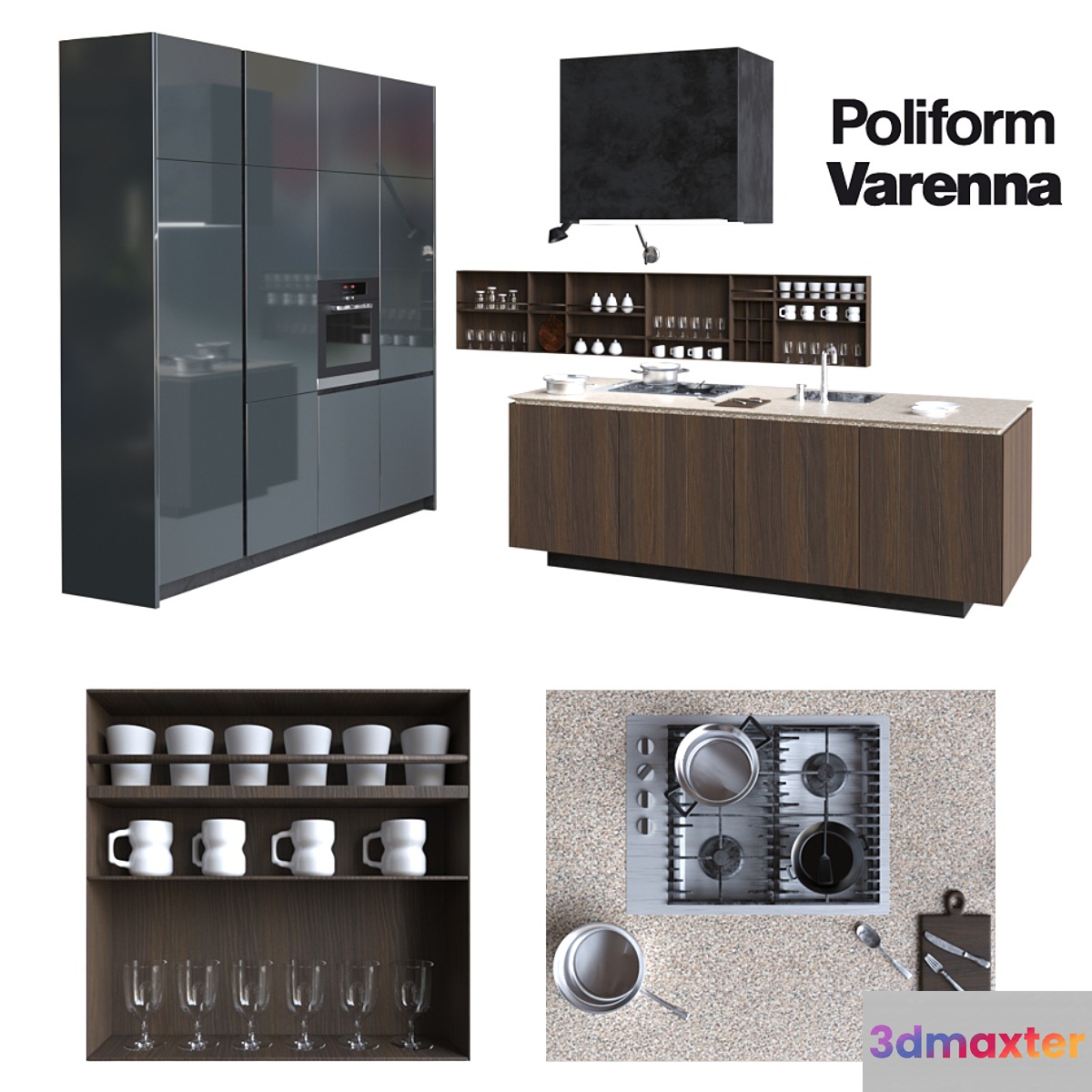 POLIFORM KITCHEN COLLECTION DESIGN CR & S VARENNA ARTEX 3 - No.2