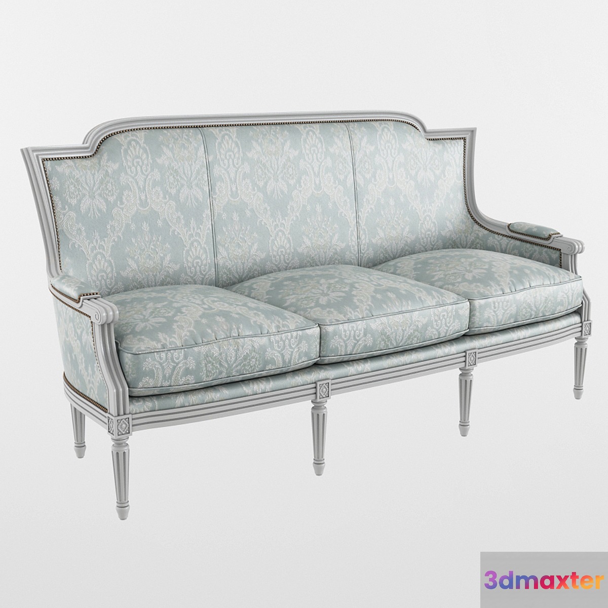 Seven Sedie Ottocento 3 Seater sofa Victoria 3D Max