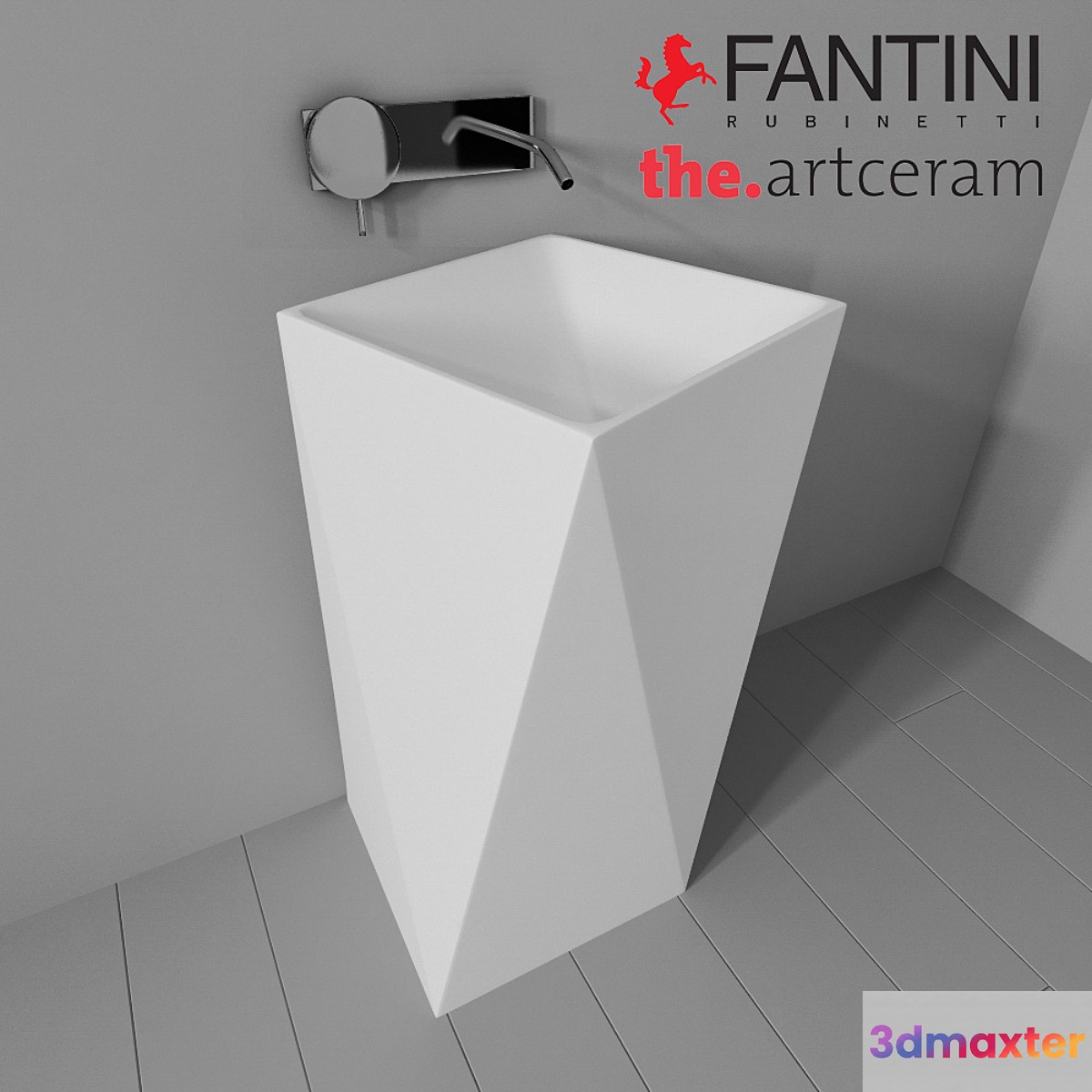 Sink Artceram Sharp and Fantini Rubinetti Colibri