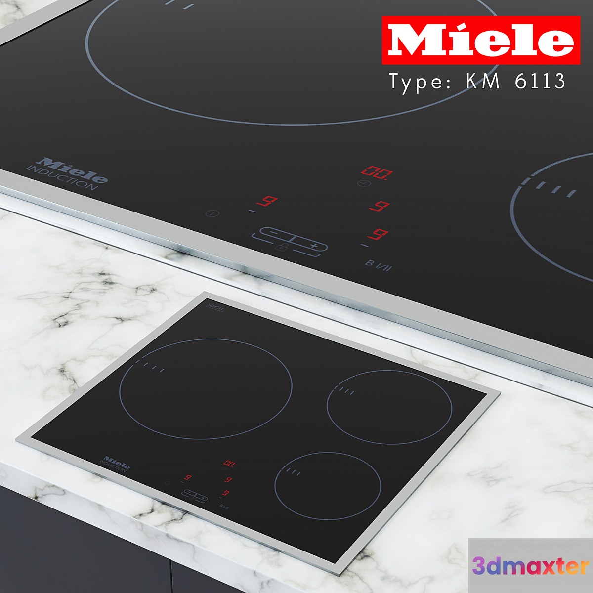 Miele Induction cooktop KM 6113 3D Max