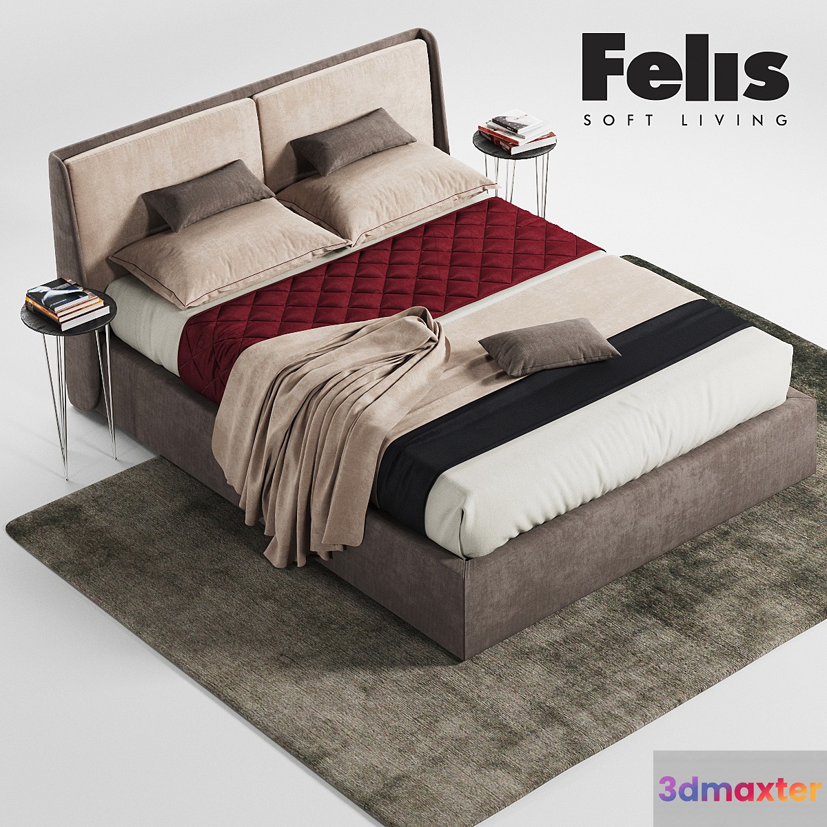 Bed Kevin 3D Max