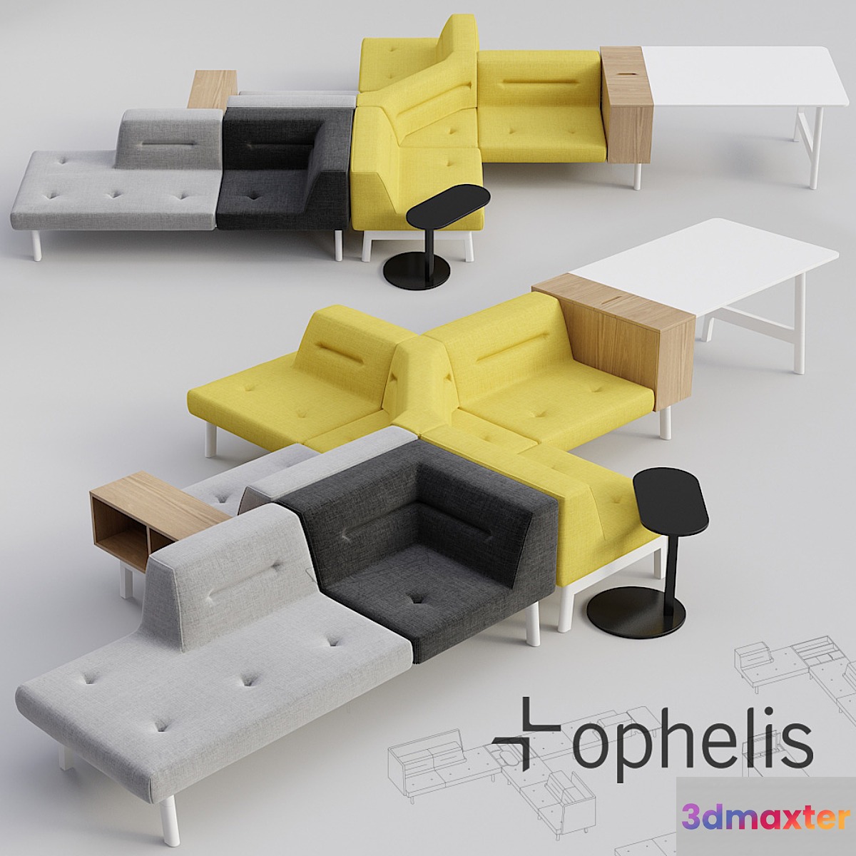 Ophelis Docks Lounge - No.2 3D Max