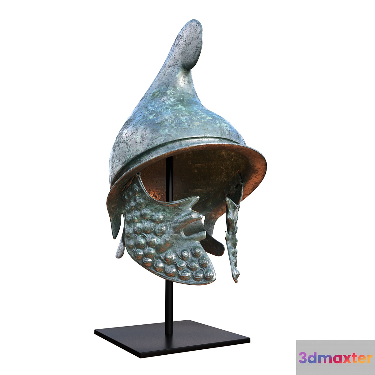 GREEK BRONZE HELMET 3D Max