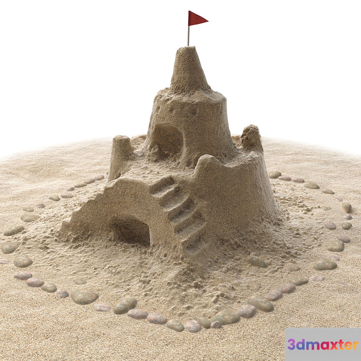Sand castle - No.2 3D Max
