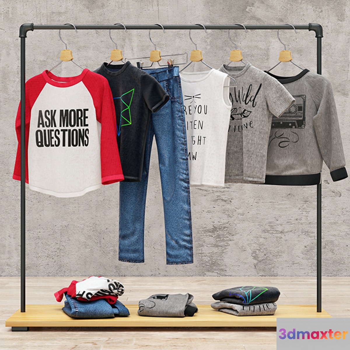 Children's clothing 2 3D Max