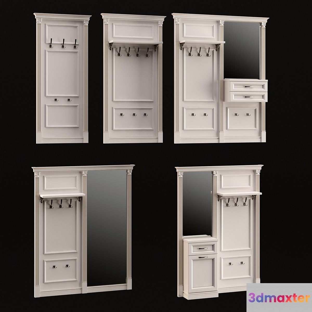 Entrance hall. Sameba 3D Max
