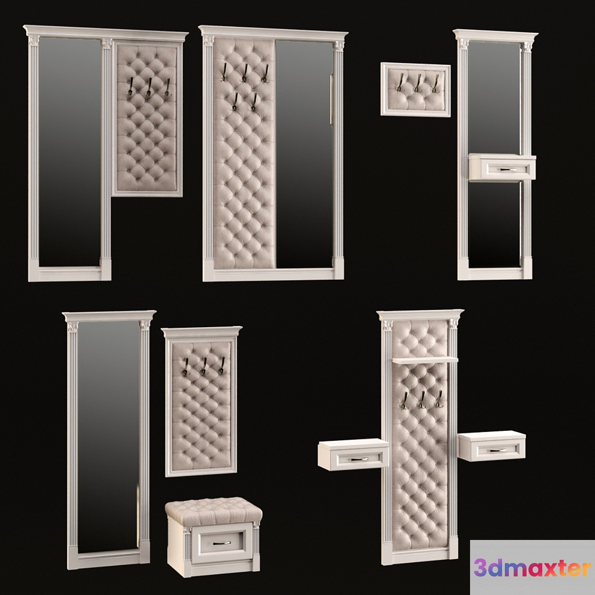Entrance hall. Sameba 3D Max