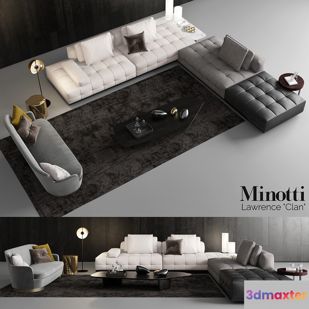 Minotti Lawrence Clan Seating 3