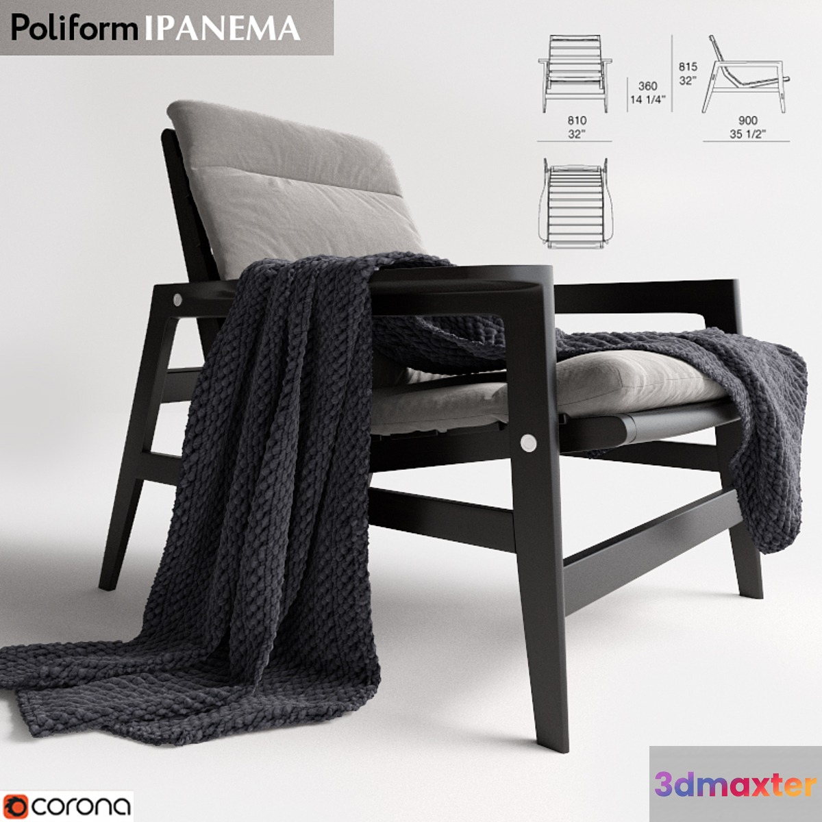 ARMCHAIRS - POLIFORM | Ipanema - No.2