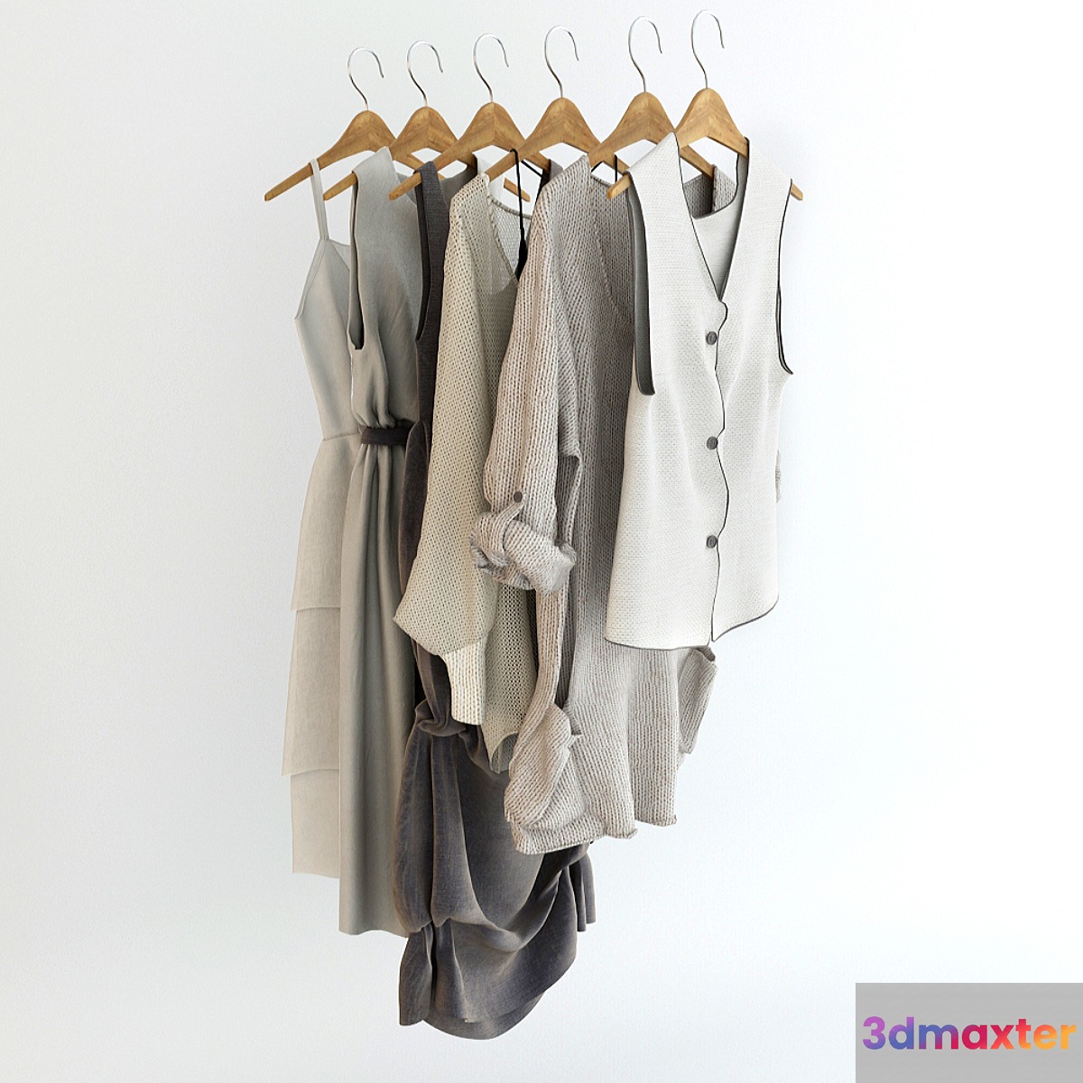 Clothes_set 3D Max