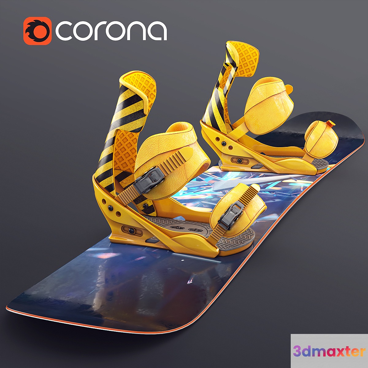Snowboard 3D Max