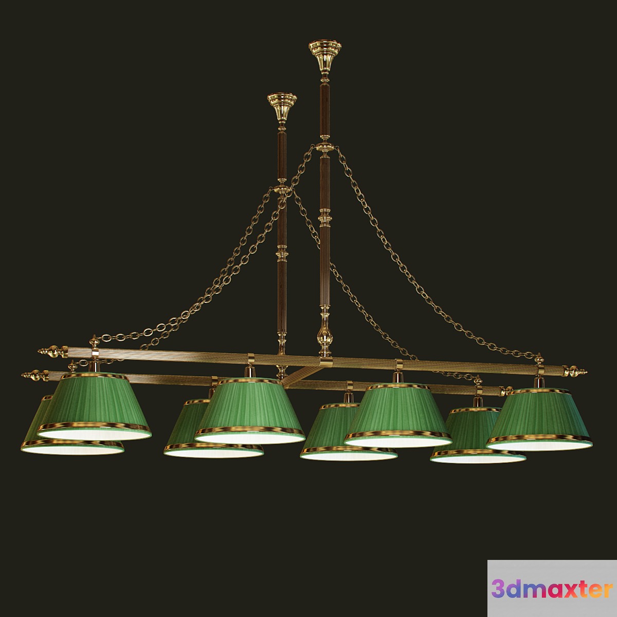 Illumination for billiard tables 3D Max