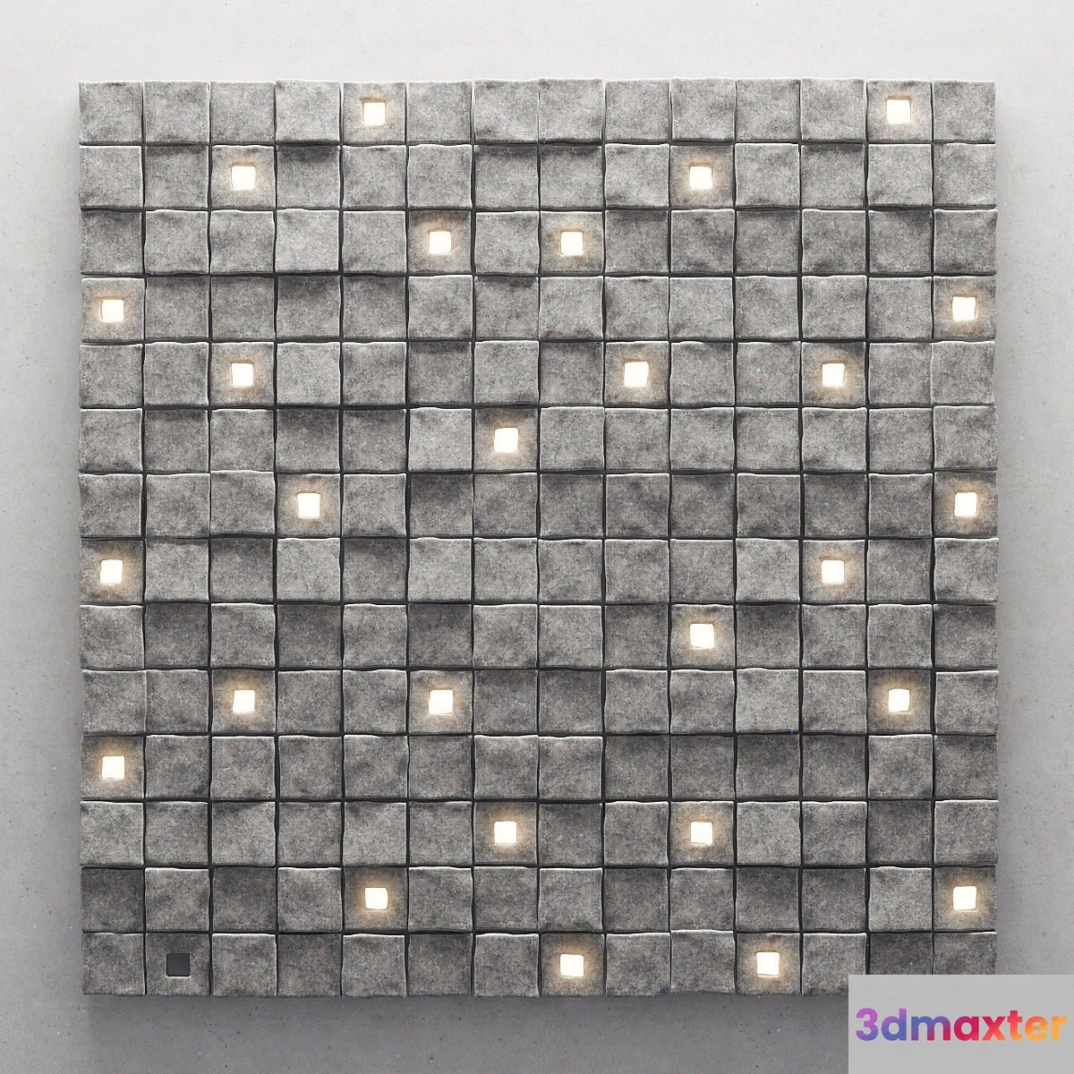 Panel stone cube - No.2