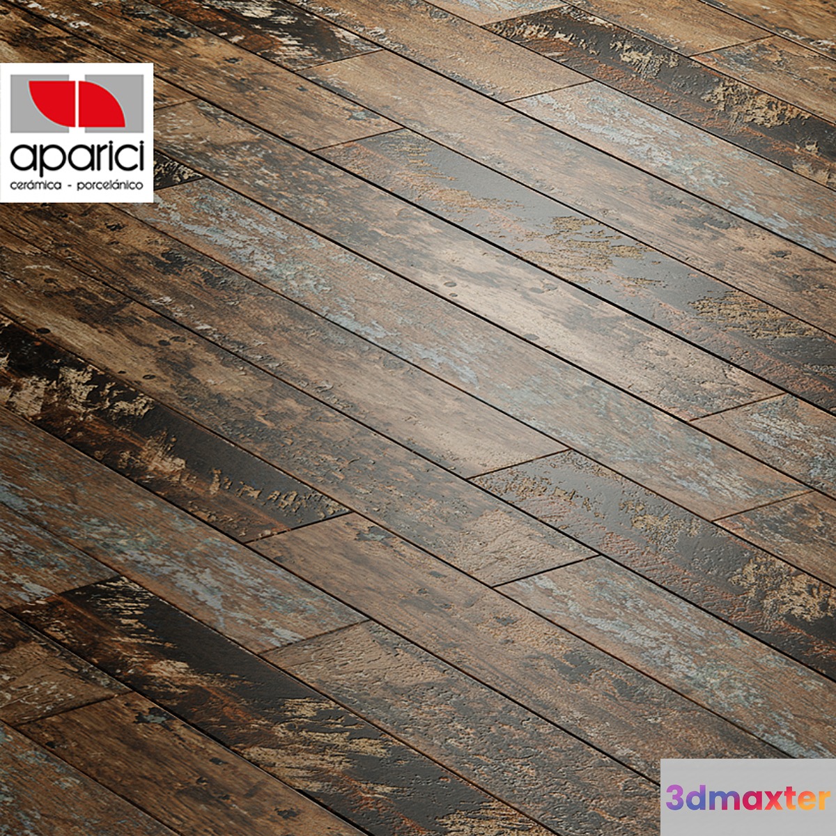 Porcelain stoneware Aparici collection SONAR DARK NATURAL