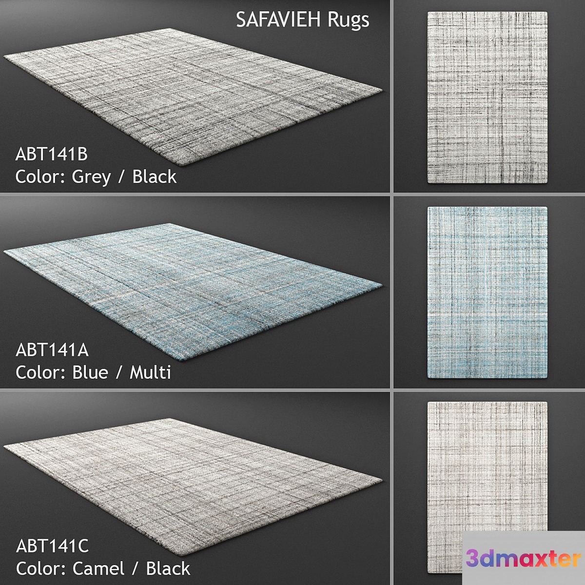 SAFAVIEH Rugs Abstract Collection 3D Max