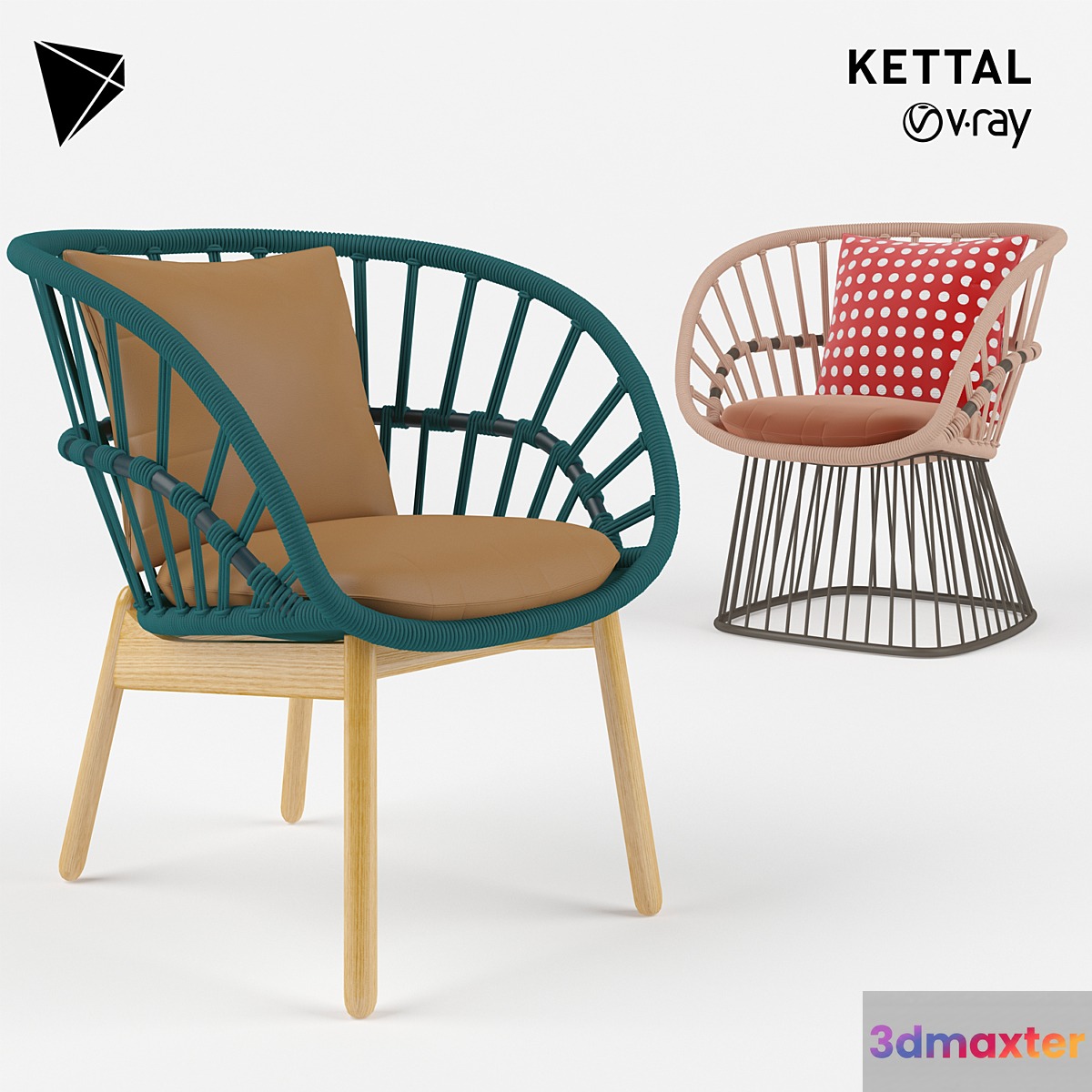 Kettal Cala Dining Chair 3D Max