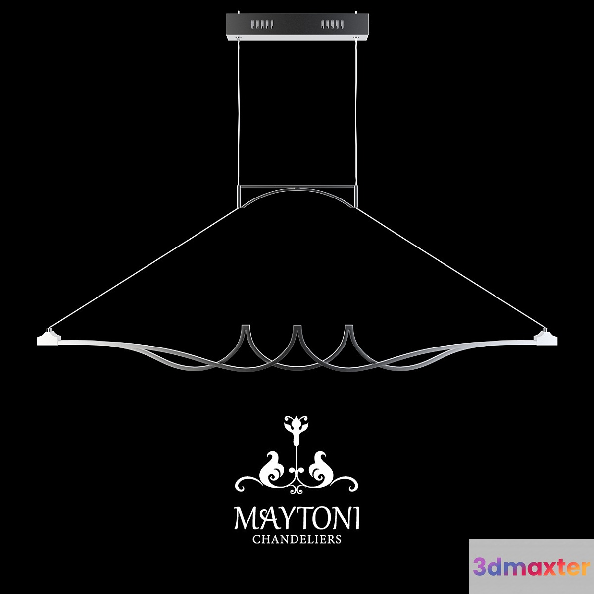 Chandelier MOD556-02-N 3D Max