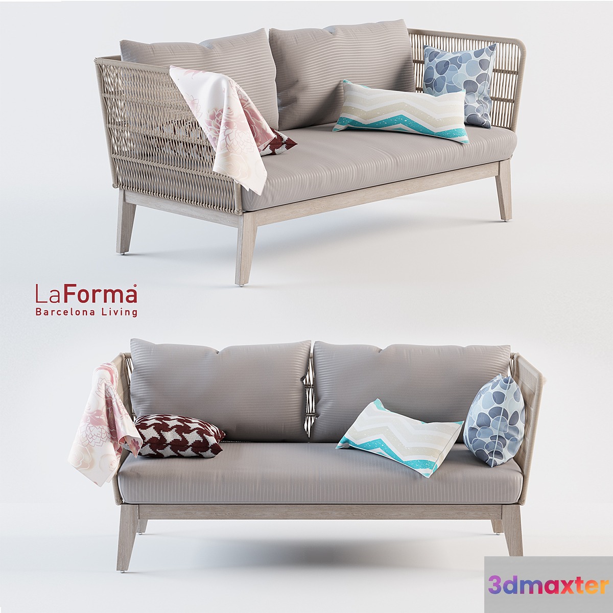 Bellano Sofa La Forma 3D Max