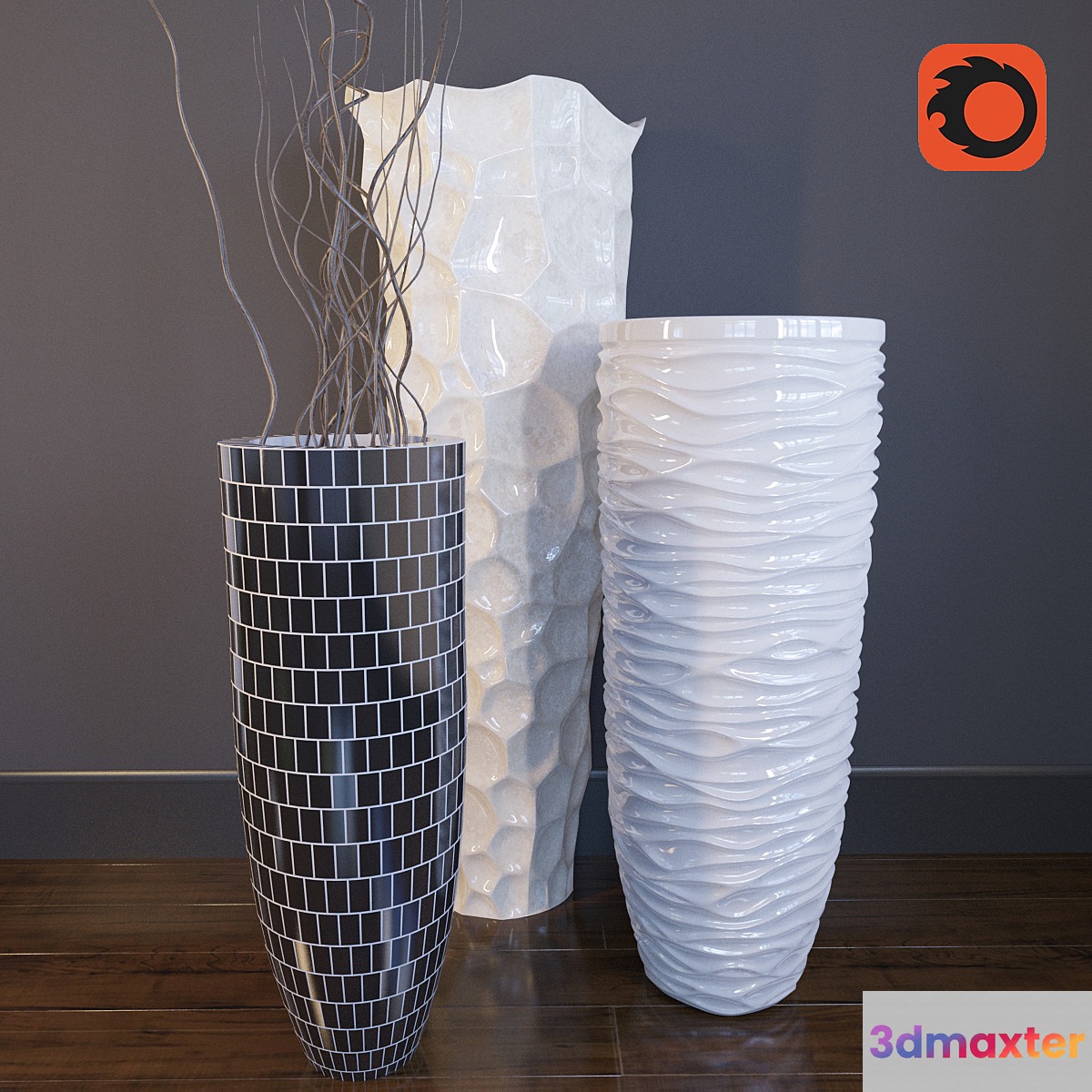 Pots 3D Max