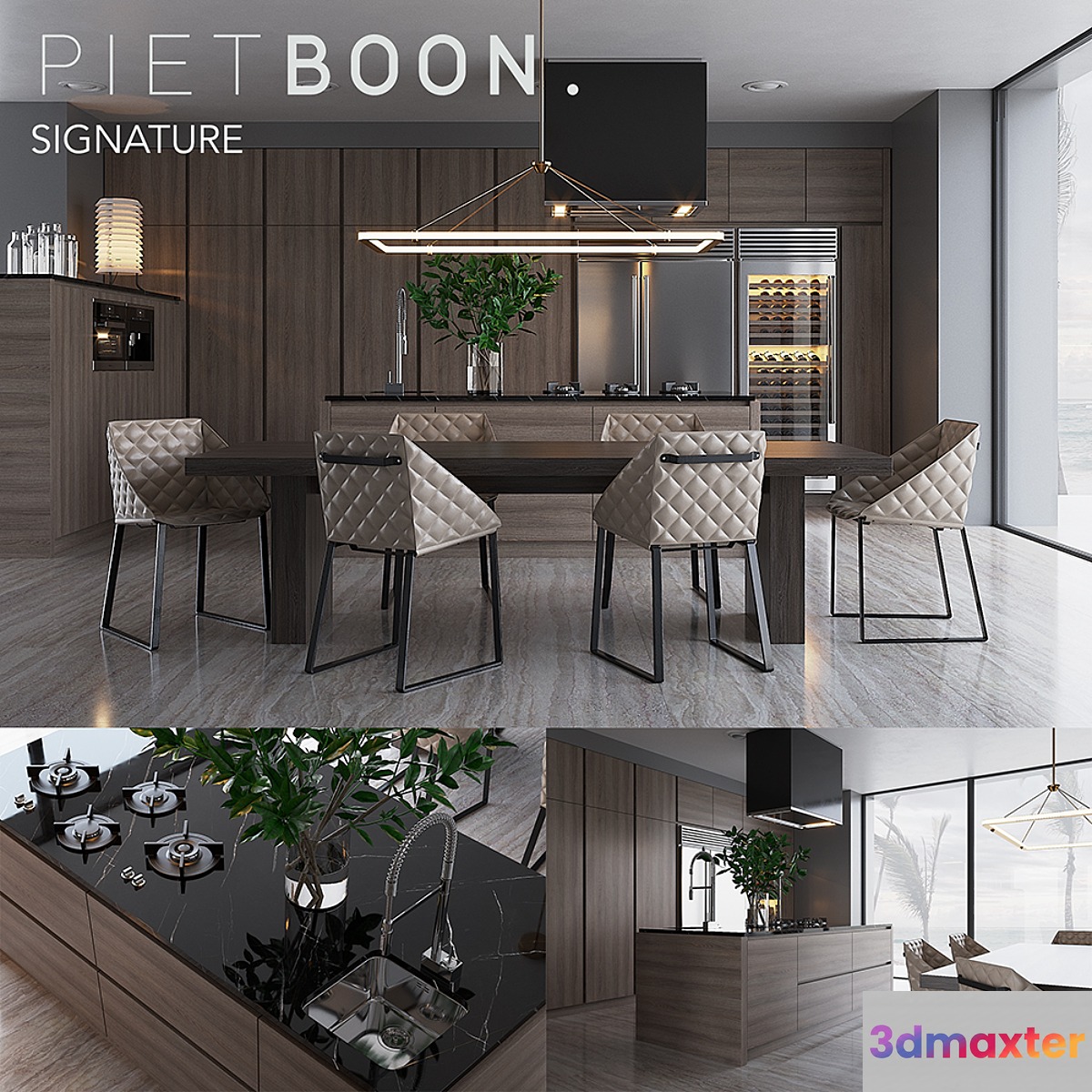Kitchen Piet Boon SIGNATURE (vray GGX corona PBR)