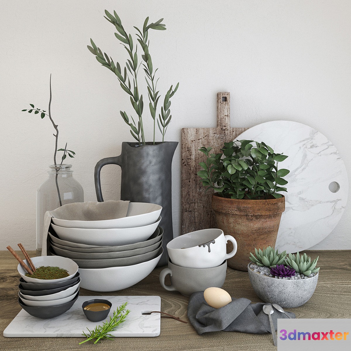 Ethnic Decor 3D Max